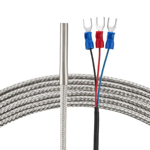 Pt100 Temperature Sensor Probe 5M Cable 4mmx30mm Thermocoupl