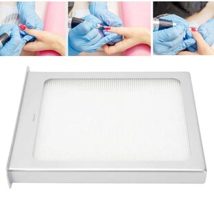 48W Embedded Nail Dust Collector Filter Desktop Nail Art Va
