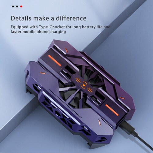 Type-C Port Charger Heat Dissipation Cooling Fan for Mobile