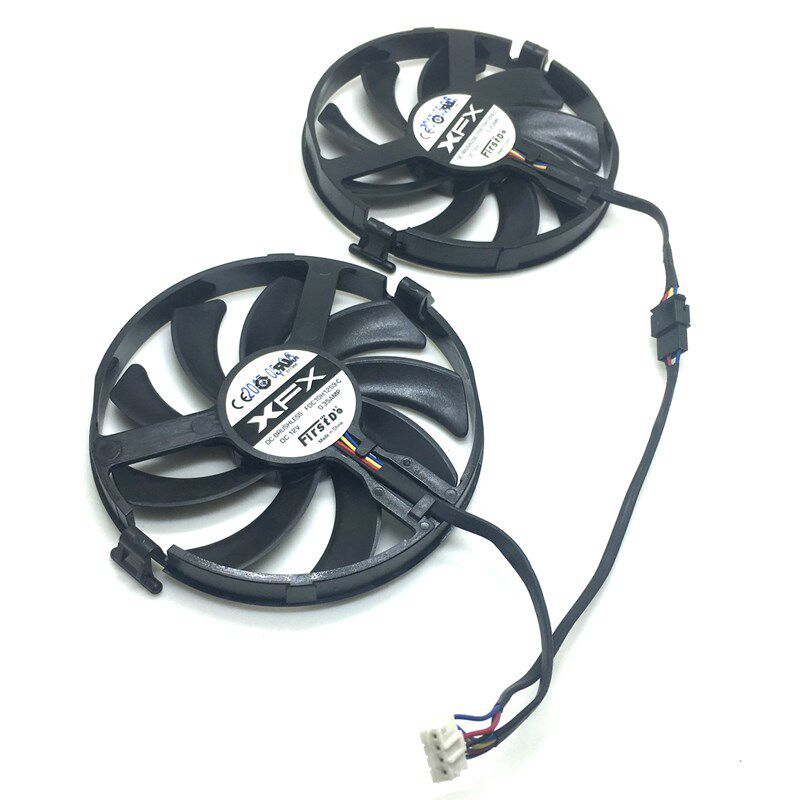 FDC10H12S9-C Cooler Fan for XFX R9 370 4G/380 RX 470/480/560