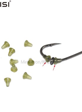 *100pcs Rubber Fishing Hook Earring Backs Fishing hook Stopp