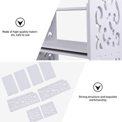 1pc Combination Desk Bookshelf Practicable Portable Useful D