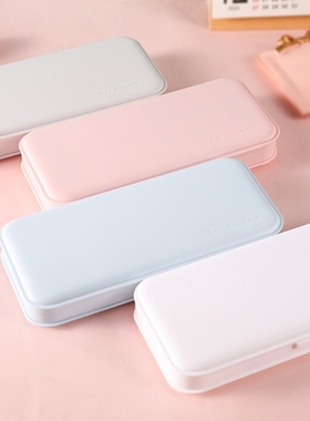 Colorful Plastic Pencil Boxes Macaron Pencil Boxes for Schoo