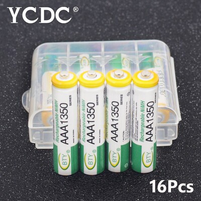 Rechargeable AAA 1350mAh Ni-MH Batteries AAA HR3 AM4 1350mAh