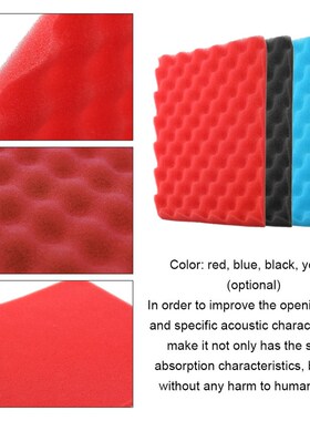 24pcs Recording studio Soundproof Foam 30*30cm Video Room S