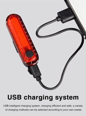 SMD2835 LED Bike Taillight Bicycle Rear Warning Lamp Waterpr