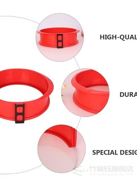 1Pc Silicone Springform Pan With Glass Base Cheesecake Mold