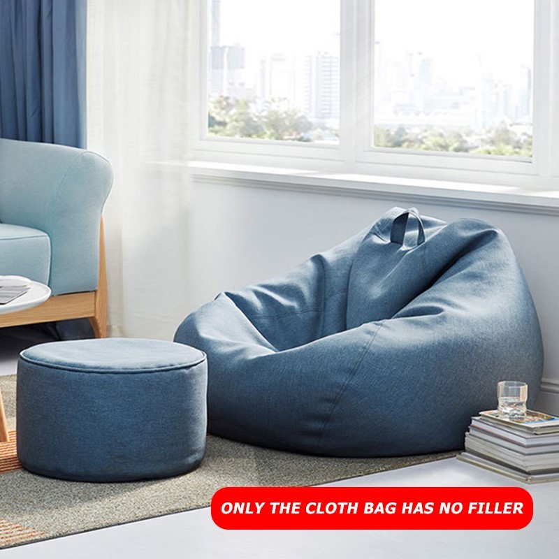 80*90cm Bean Bag Sofa Chair Stuffed Storage Bird's Nest