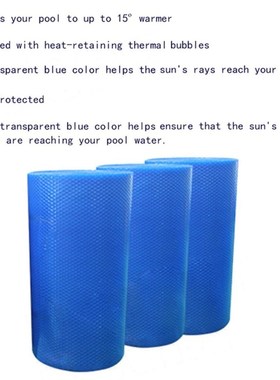 Solar Swimng Pool Cover Easy Set Dustproof Cover Blue