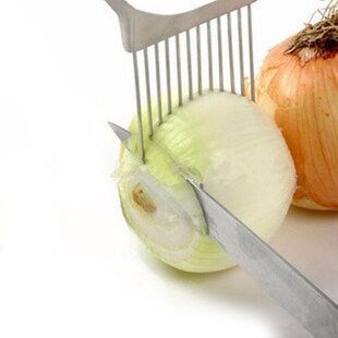 1Pc Stainless Steel Onion Cutter Onion Fork Fruit Vegetables