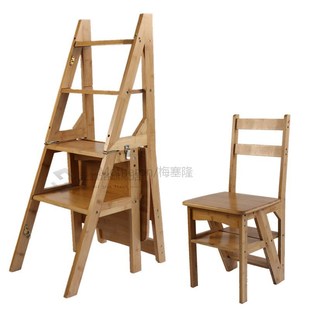 15% Folding Wooden Ladder Chairs Library Chair Multi se Hou