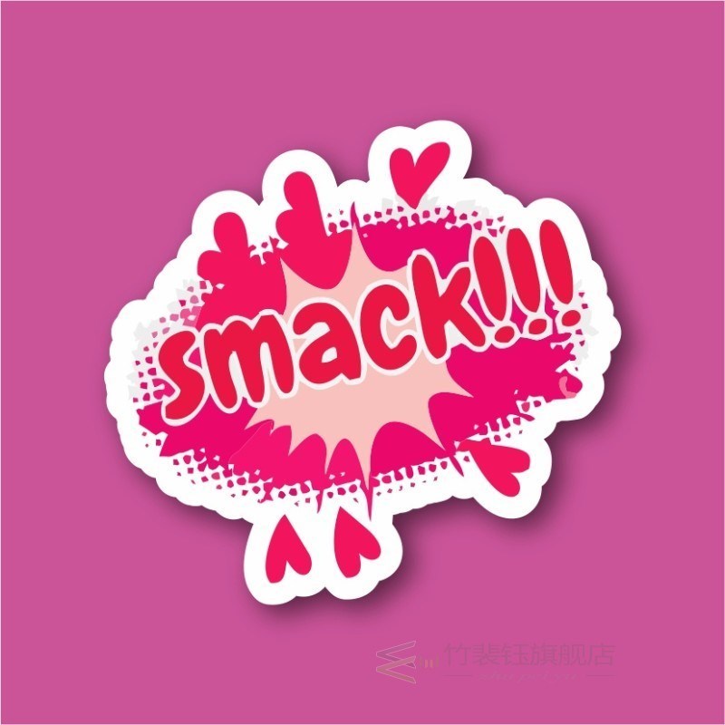 Smack Pop Art Laptop and Phone Sticker-Decal max.8cm