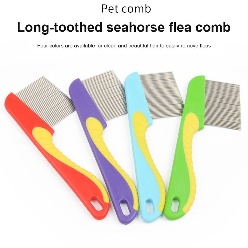 New Protect Flea Comb For Cat Dog Pet Stainless Steel Comfor
