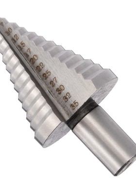 1pc HSS Spiral Grooved Step Drill Bit Hole Cutter Tool Trian