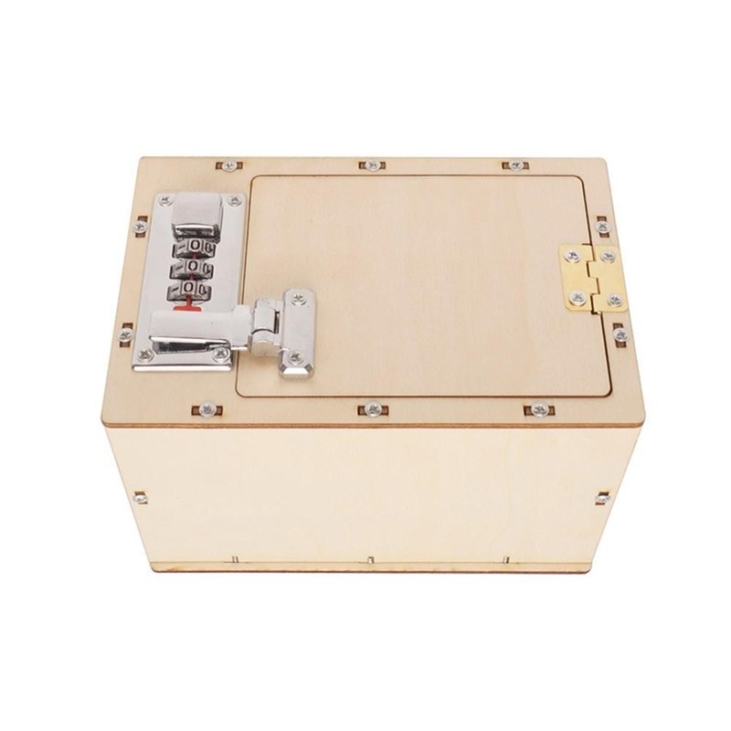 DIY Mechanical Password Box Building Model Science Experime