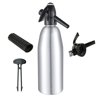 Siphon Soda Water Maker 1L Water Bubble Generator Aluminum S