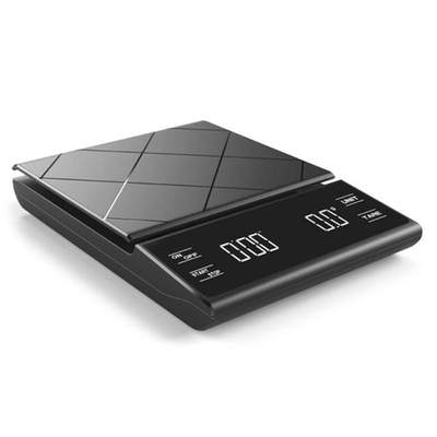 649A Coffee Scale with Timer 0.1g/3kg Tare Function Pour Ove