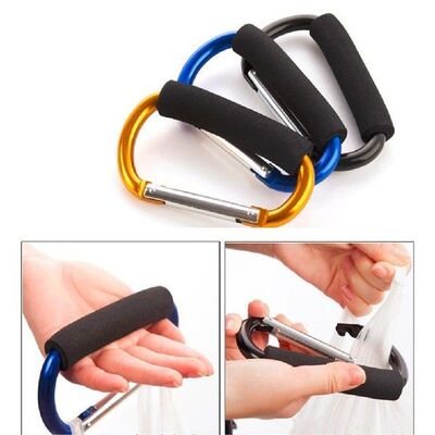 140*12mm Sponge Baby Stroller Hook Aluminum Alloy Stroller