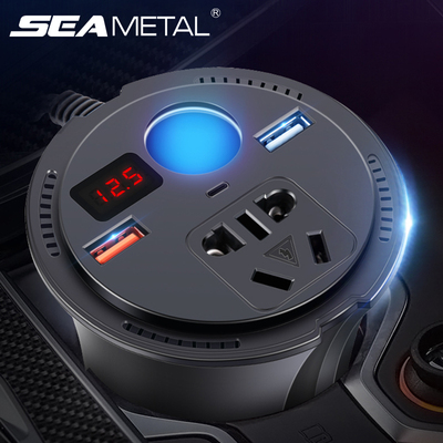 Car Inverter DC 12V to AC 110V/220V Quick Charge QC3.0 20W P