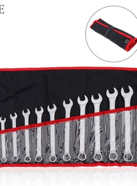 12pcs/lot  8mm-19mm Combination Spanner Set Professional Rat