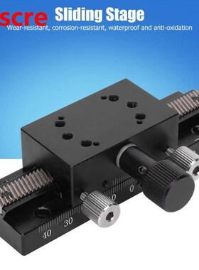 30 x 50mm Sliding Stage Linear Translation Manual Fine Tunin