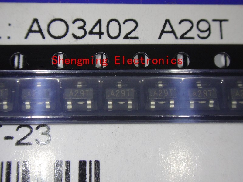 3000pcs AO3402 A29T MOS SOT-23