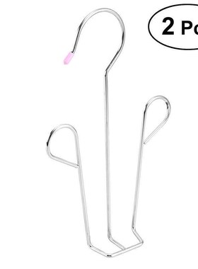 2pcs Stainless Steel Shoes Drying Rack Hanger Hook Hanging