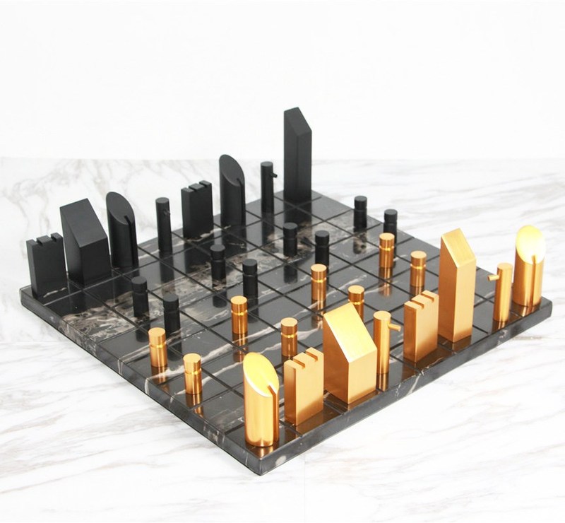 Modern luxury classical creative chessboard decoration Club