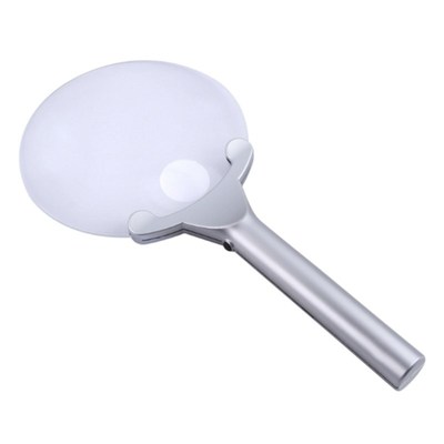 7XEA Frameless Hand Magnifier 130mm 2x 6x Glass Loupe Tool P