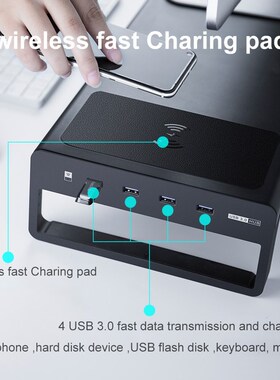 Aluminium Alloy Monitor Stand Computer Base Table With 4 sb