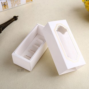 30pcs Macarons Box Packaging 5 Macaron Box With Window Drawe