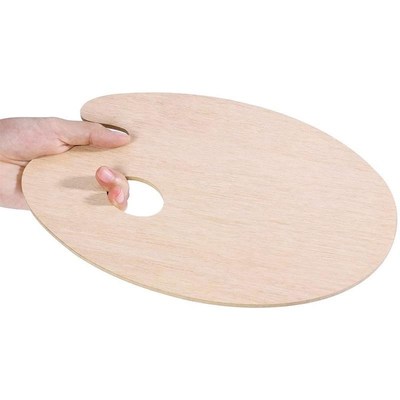 2 Pieces Oval Oil Paint Palette Palette Oil Painting Acrylic