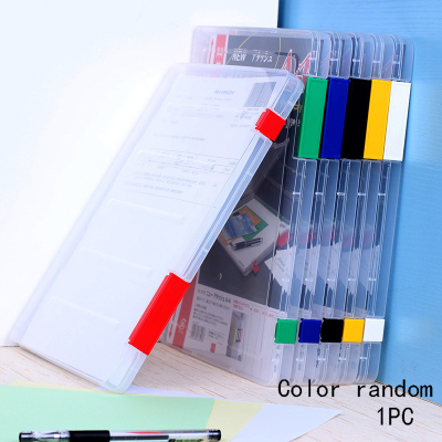 Storage Box A4 Clear File Cases Tranparent Plastic Document