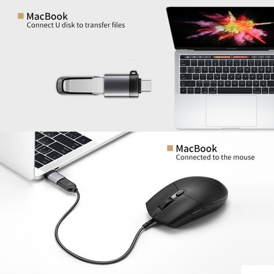 ANKNDO USB 3.0 To Type C OTG Adapter For Macbook Pro Air Sa