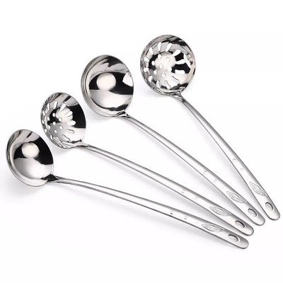 Thickened stainless steel hot pot spoon soup spoon colander