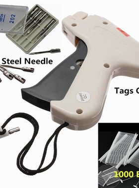 1Set Clothes Gart Price Label Tagging Tag Tools Machine+1000