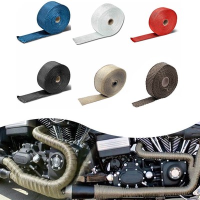 New High Quality 2.5cm*5M Exhaust Heat Wrap Roll For Motorc