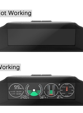 GO 2 GPS Escort Speed Slope Meter Inclinometer Car HUD Head-