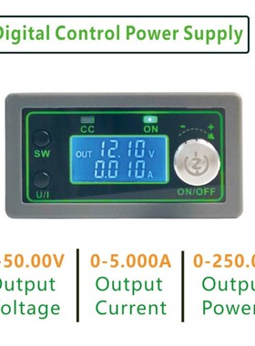 WZ5005L 0-50V 0-5A DC DC Buck-Converter Power Module 250W CC