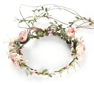 Women Boho Flower Floral Hairband Headband Crown Party