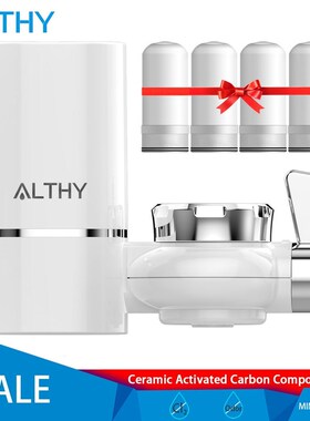 ALTHY Tap Water Filter Purifier Kitchen Faucet Water Purific