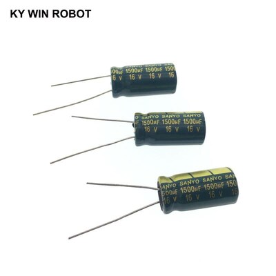 10pcs electrolytic capacitors 1500F 16V 10x20mm 105C Radial