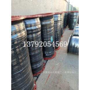 DN300-500mm填海工程专用大口径钢丝管 法兰吸排水 抽沙耐磨胶管