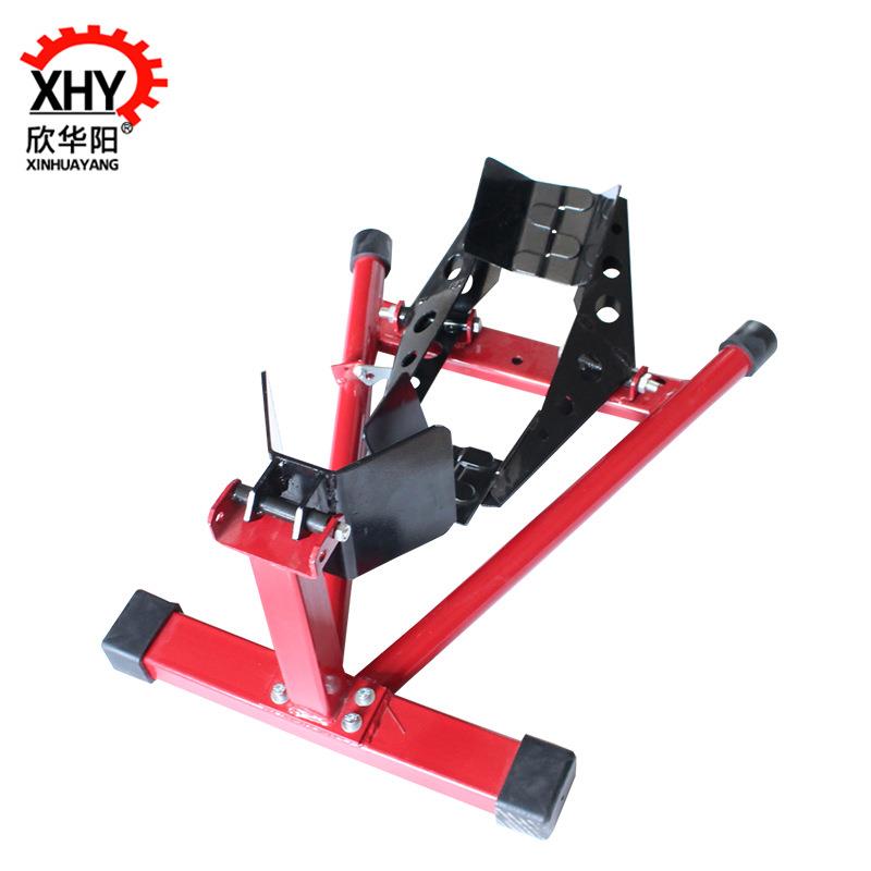 摩托车前轮支撑架停车架起车架驻车架重机修理展示托运拖车架供应
