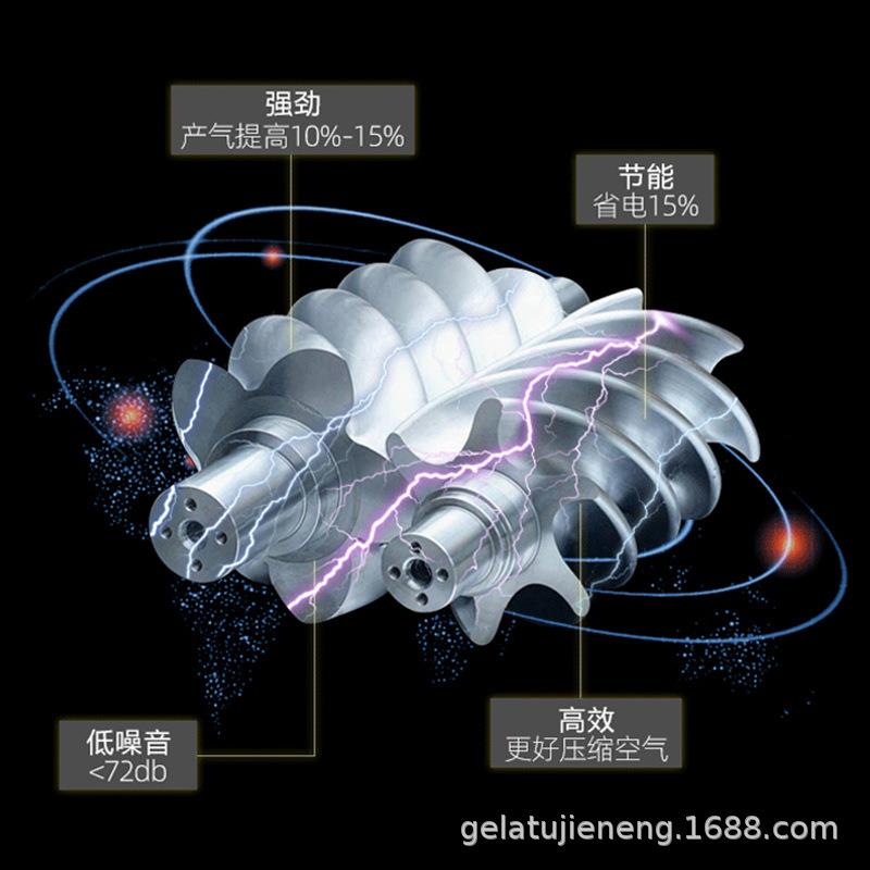 永磁变频激光切割专用一体式空压机 一体集成高压螺杆空气压缩机