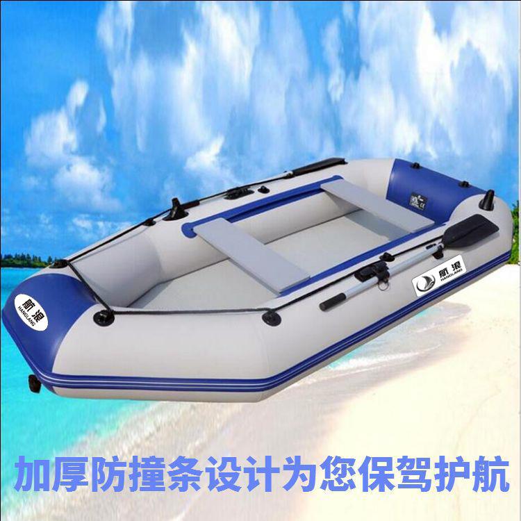 加厚冲锋拉丝底橡皮硬夹网专业充气艇船舟送货