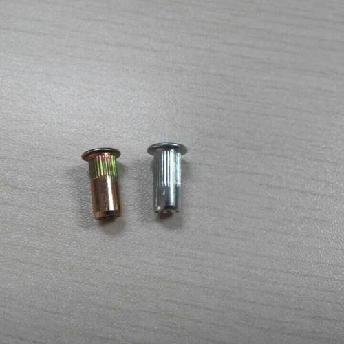 供应拉铆螺母 拉帽 拉母 M4*14加长 碳钢镀彩锌 蓝白锌