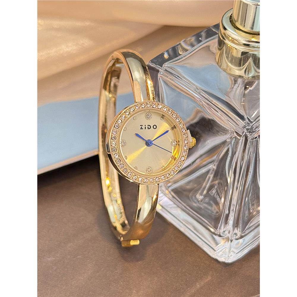 2026新款手镯式金表手表女款上班族学生轻奢小众镶钻高颜节日礼品