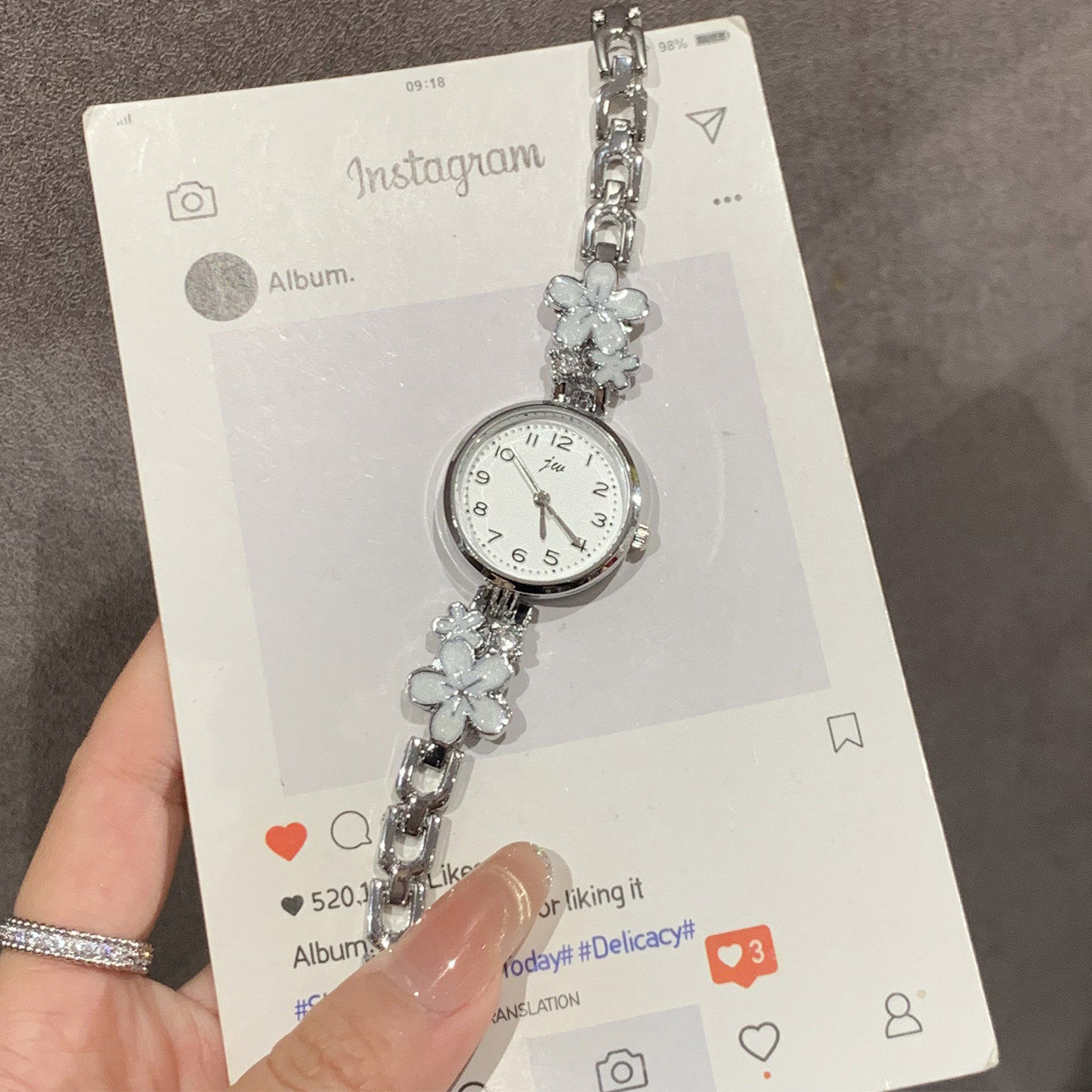 ins风简约小众手链手表女学生初高中2026新款正流行高颜节日礼品