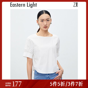 短袖 女t恤夏透气显瘦夏装 Light 2024新款 乙来设计师品牌 Eastern